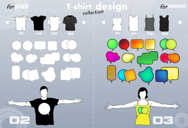 Partai T-Shirt Template Desain Vektor - Stok Vektor