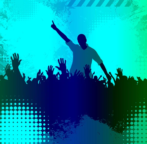 Music background party — Stock Vector