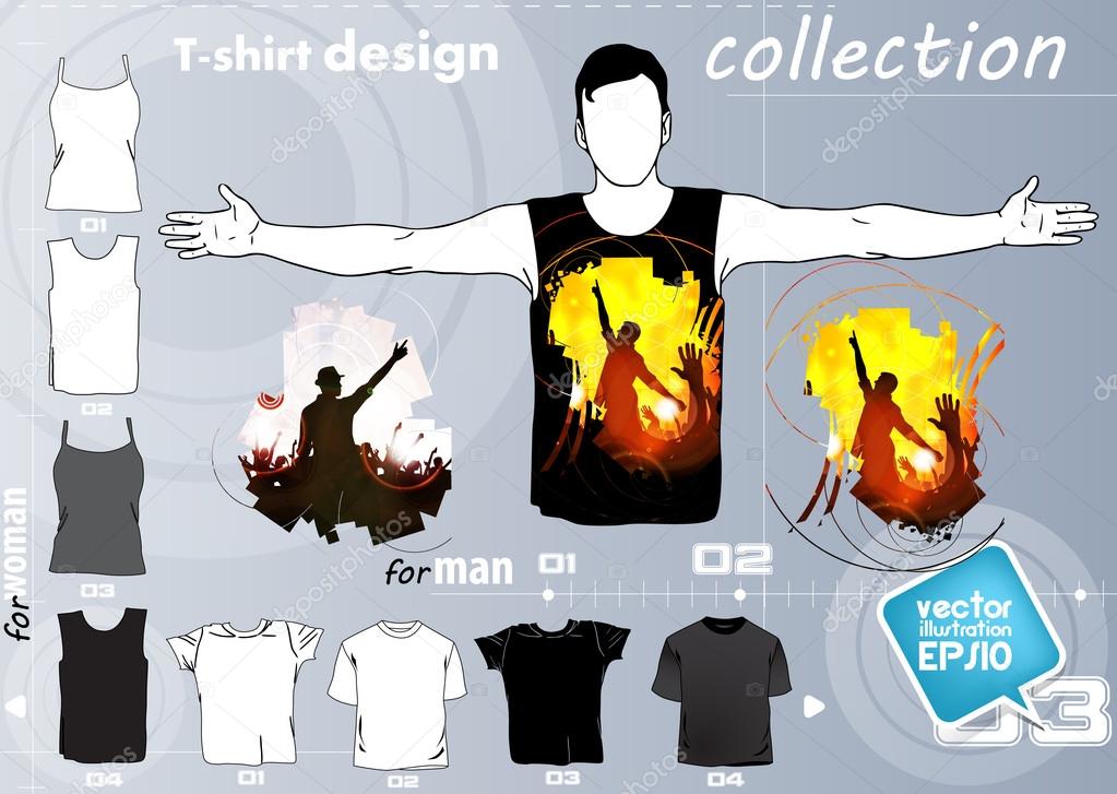 Party T-Shirt template vector design