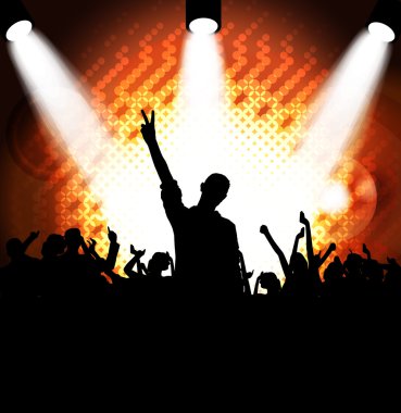müzik konser illüstrasyon