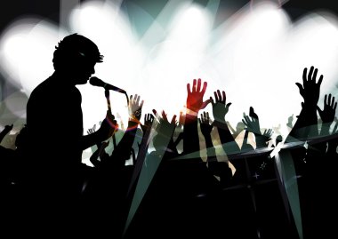 müzik olay arka plan