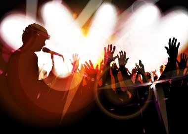 müzik olay arka plan