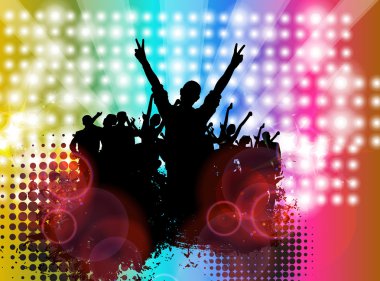 müzik olay arka plan