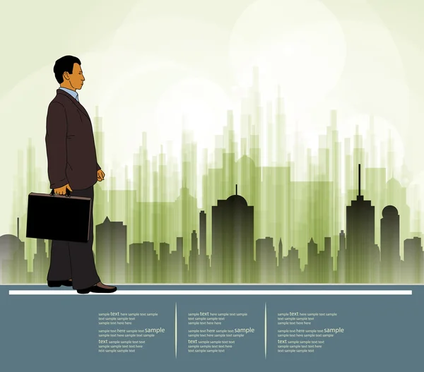 Vecteur homme d'affaires — Image vectorielle