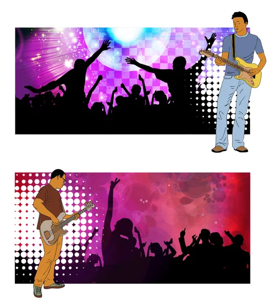 Music event background — Stock Vector