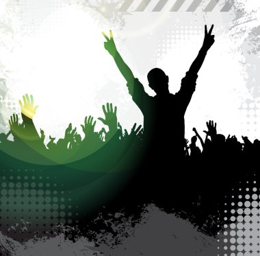 müzik konser illüstrasyon