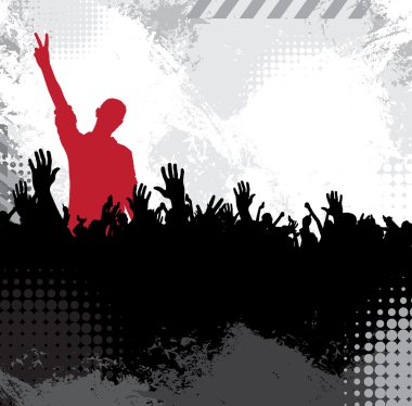 müzik konser illüstrasyon