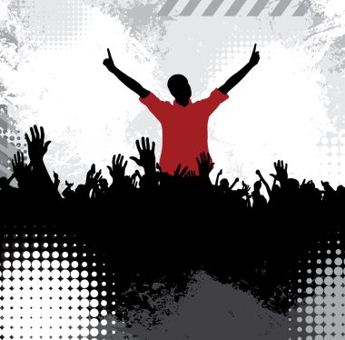 müzik konser illüstrasyon