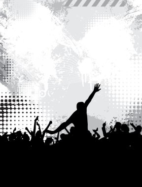 müzik konser illüstrasyon