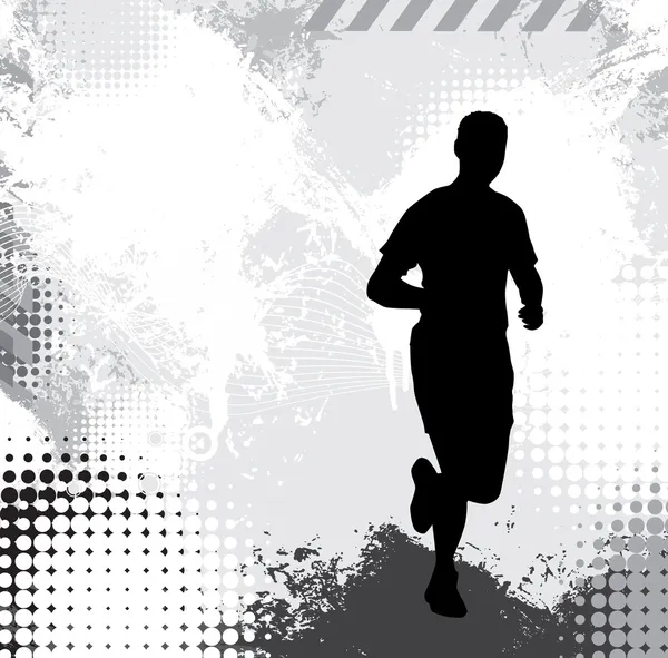 Sport illusztráció. futás — Stock Fotó