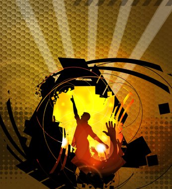 müzik konser illüstrasyon