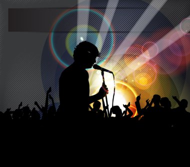 müzik konser illüstrasyon