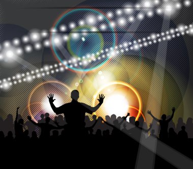 müzik konser illüstrasyon
