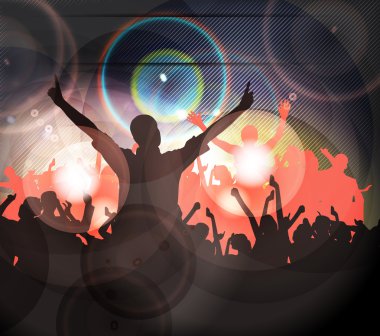müzik konser illüstrasyon
