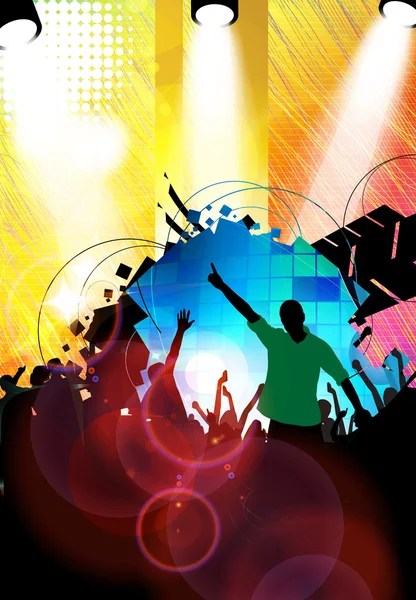 Music poster background — Stock Photo, Image