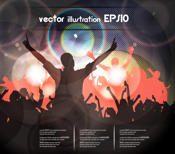 Fiesta discográfica — Vector de stock