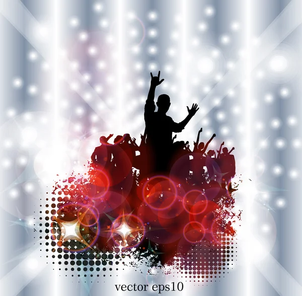 Dance party — Stock Vector