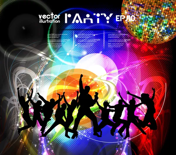 Disco party — Stock Vector