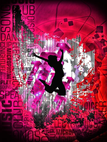 Dansen. illustratie — Stockfoto