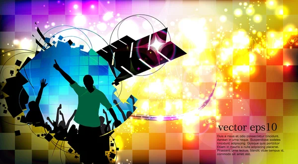 Dansen. vector — Stockvector
