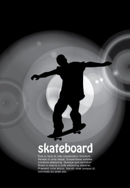 skateboader. vektör