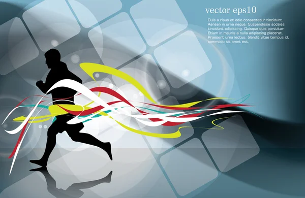 Sport vectorillustratie — Stockvector