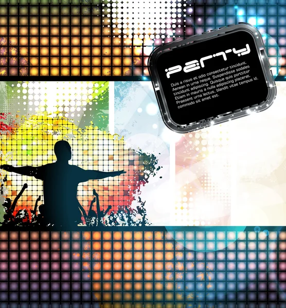 Music event background — Stock Vector