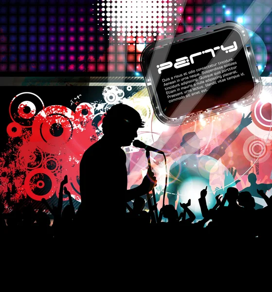 Music event background — Stock Vector