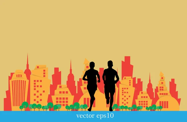 Editable vector illustration of sport — Stock Vector