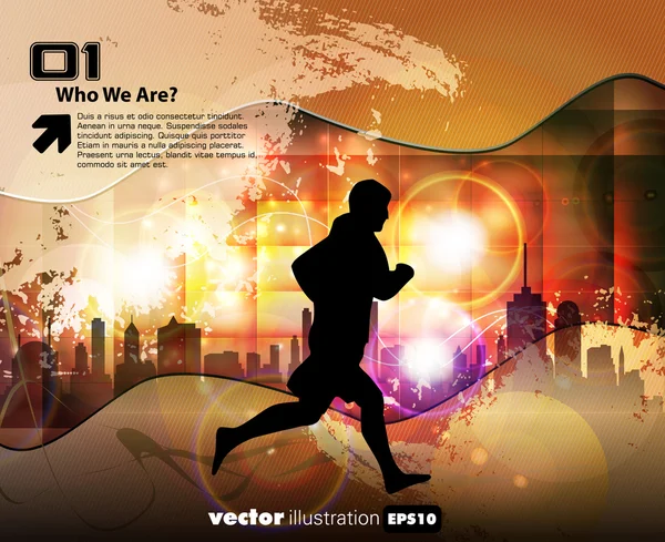 Ilustración vectorial editable del deporte — Vector de stock