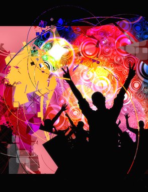 müzik parti. dans