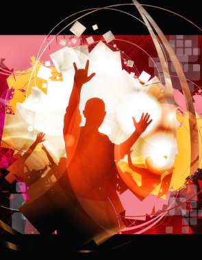 müzik parti. dans