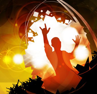 müzik parti. dans