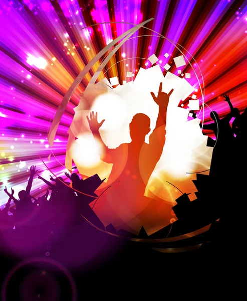 Music party. Dancing — Stock Photo, Image