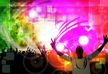 müzik parti. dans
