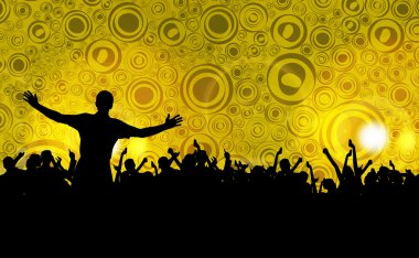 müzik parti. vektör