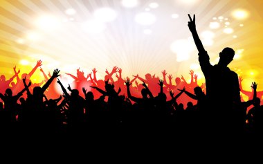 müzik parti. vektör