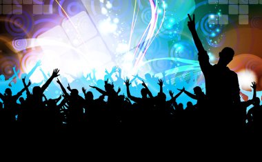 müzik parti. vektör