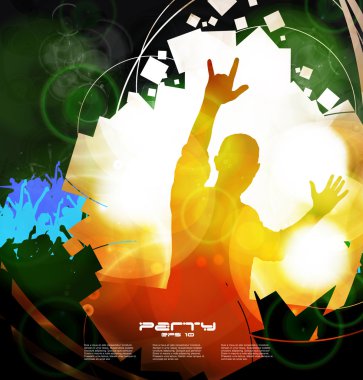 müzik olay arka plan