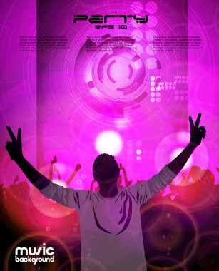 müzik olay arka plan