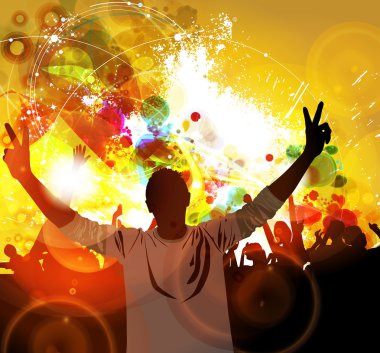 müzik olay arka plan