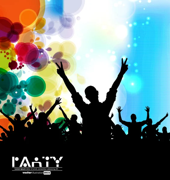 Music party. Vector — Stock Vector