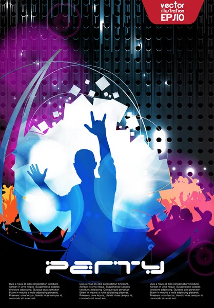 Music event background — Stock Vector