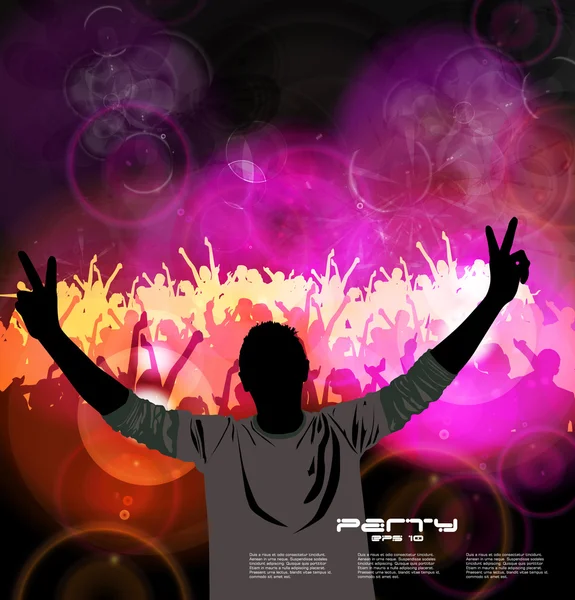 Music event background — Stock Vector