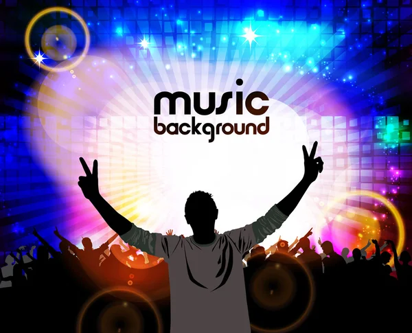 Music event background — Stock Vector