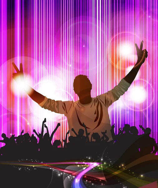 Fondo del evento musical — Vector de stock