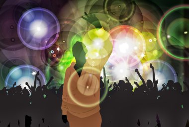 disko. parti illüstrasyon