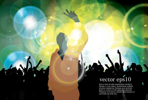 Fondo del evento musical — Vector de stock