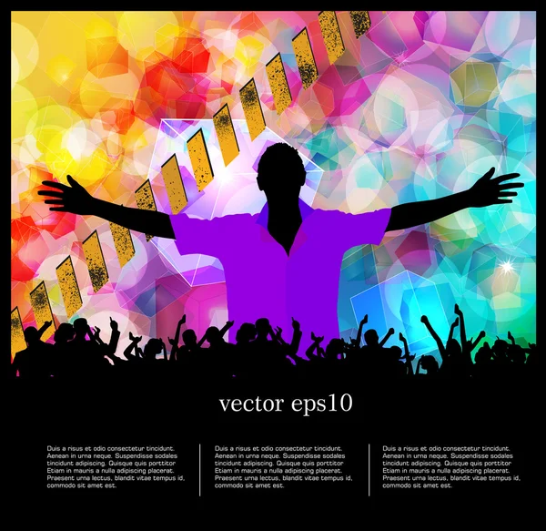 Music event background — Stock Vector