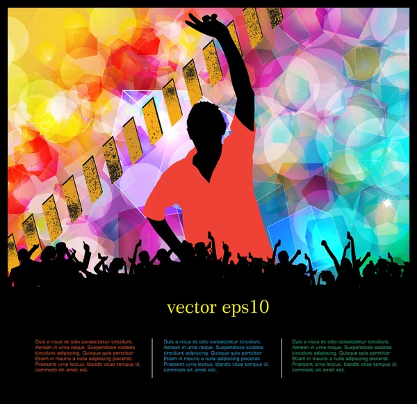 Fondo del evento musical — Vector de stock